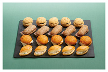 Schotel smakelijke mini sandwiches Schotel smakelijke mini sandwiches